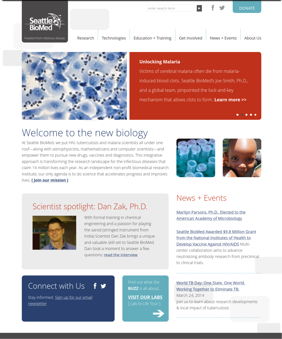 Seattle Biomed 2014 screenshot